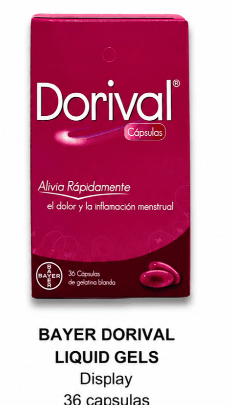 Bayer Dorival Liquid Gels 200 mg, 36 cápsulas