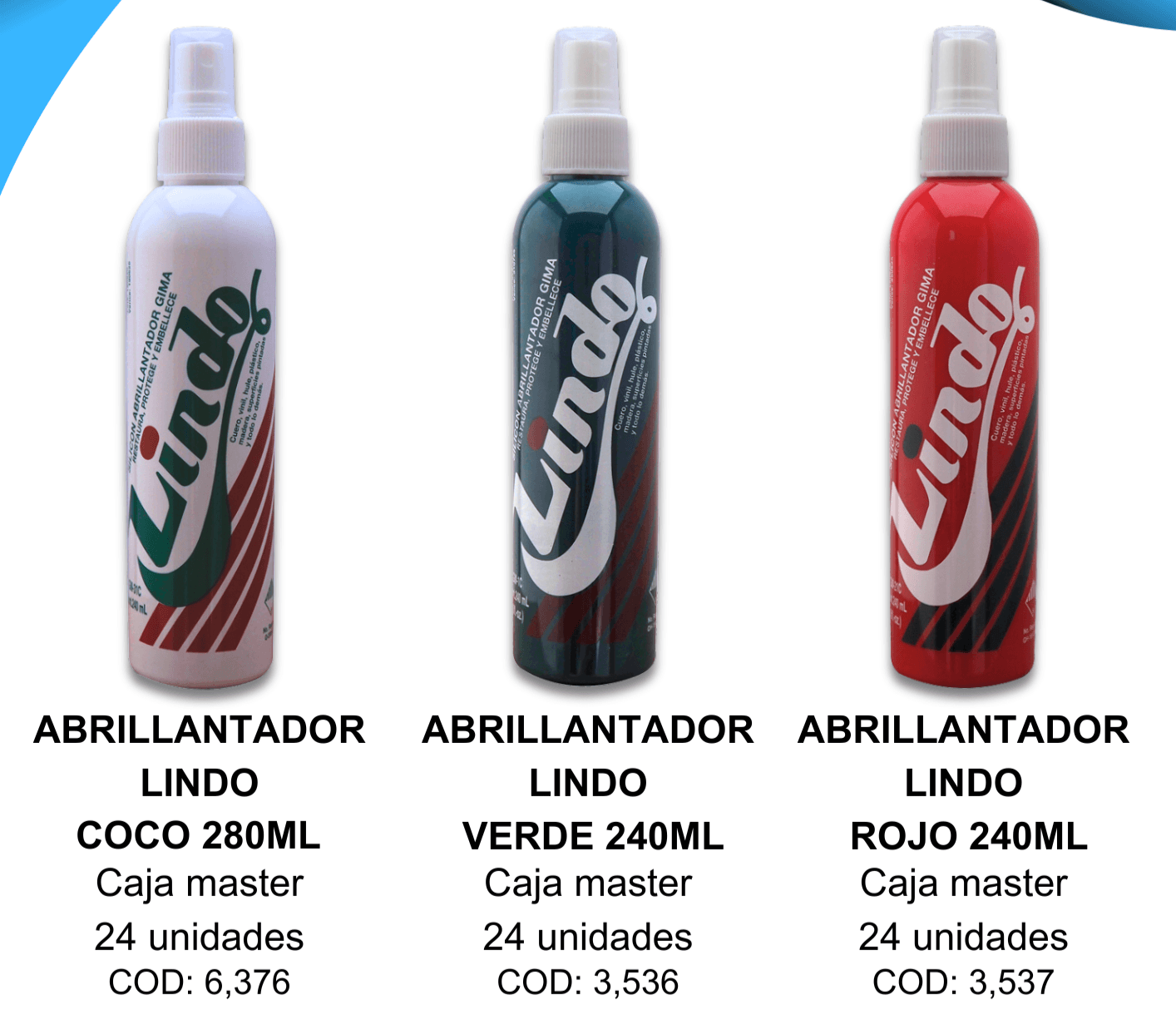 Abrillantador Gima Lindo