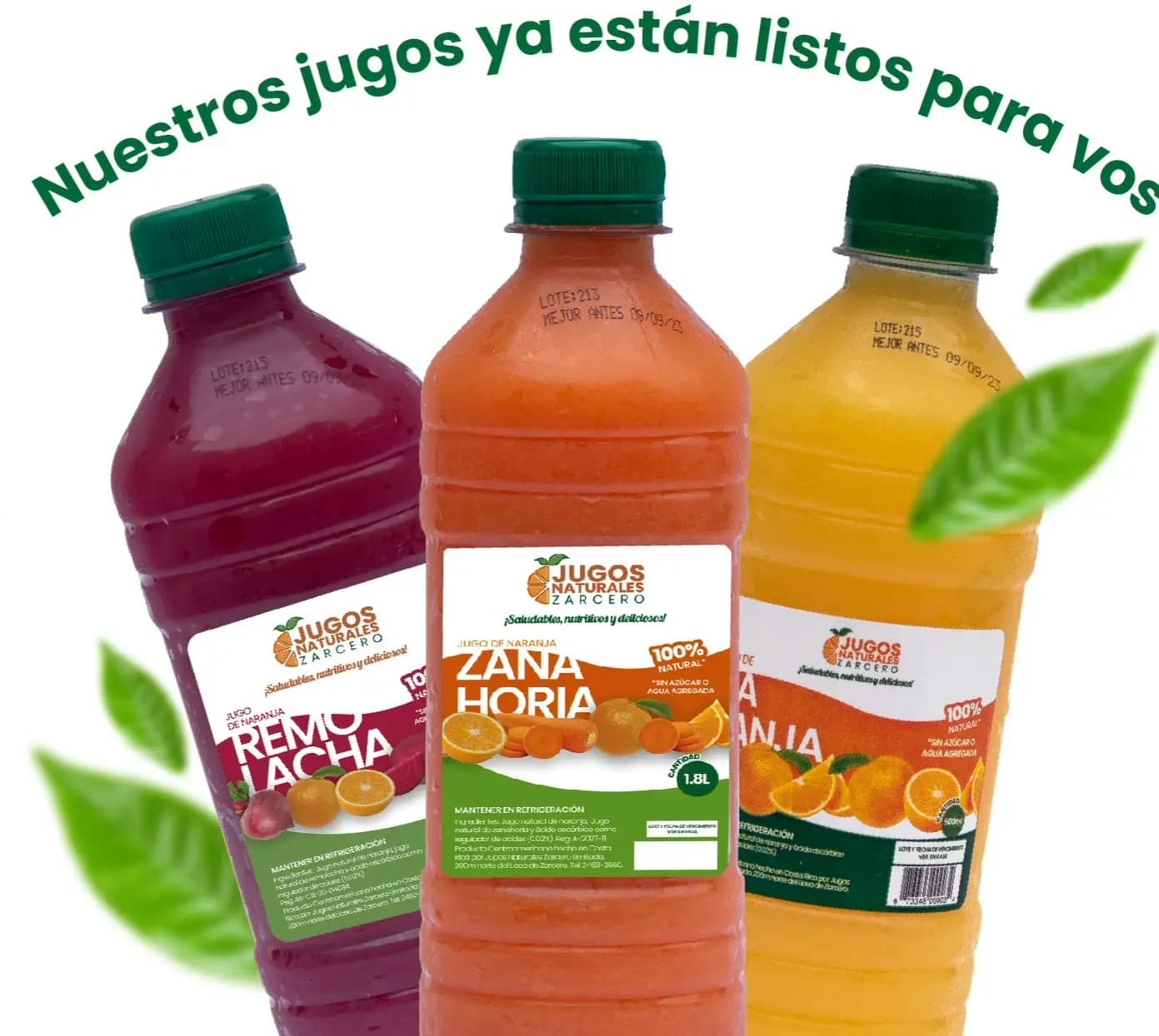 Jugos Naturales (piña maracuyá, remolacha, cas, naranja, naranja zanahoria y frutas)