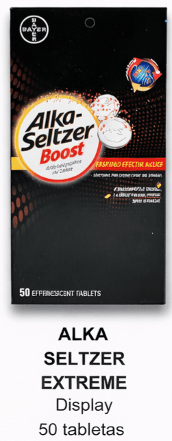 Alka-Seltzer Boost Advanced Pain Relief, 50 tabletas efervescentes